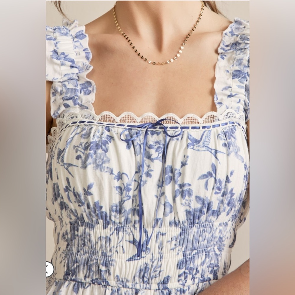 Francesca’s Sweet Bird Dress Sundress Wedding Guest NWT- Size Small